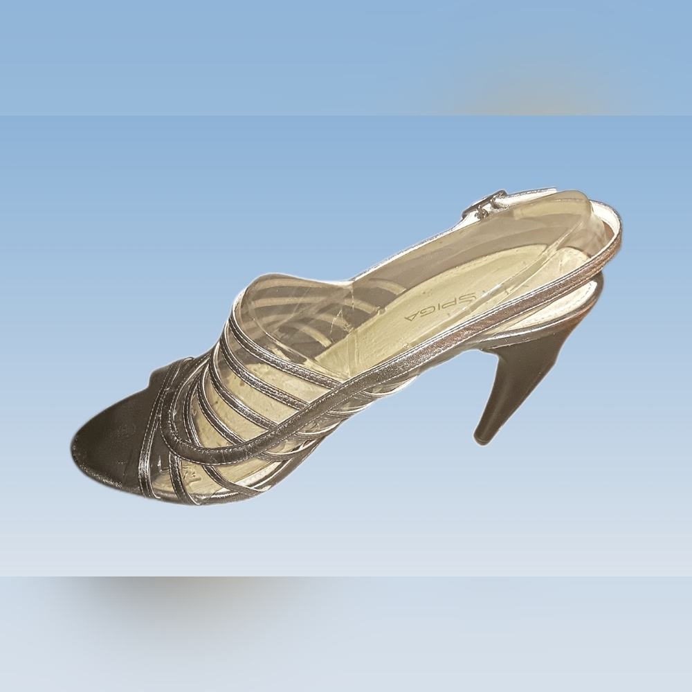 Via Spiga Silver Heels NWT